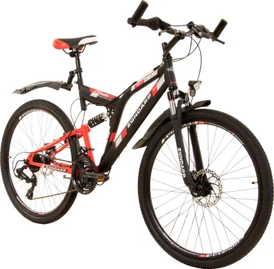 Obrázek produktu pro Zündapp Blue 5.0 26 inch Fully Mountainbike Full Suspension MTB Bike 26', barva:cern /cerven , velikost r mu:47 cm