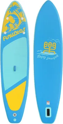 Image de Planche de stand up paddle gonflable, Matériau PVC durable, Surface antidérapante, SUPFW28F(350x87x15CM)