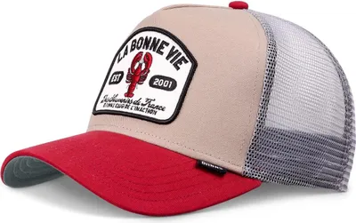 Djinns HFT Cap La Bonne Vie 1005467 in rot