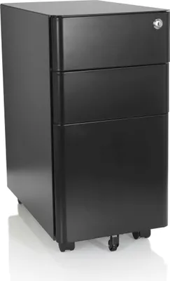 Obrázok produktu pre hjh OFFICE Mobilný podstavec s 3 zásuvkami COLOR I Kancelársky vozík oceľ 59,5 x 30,0 x 50,0 cm