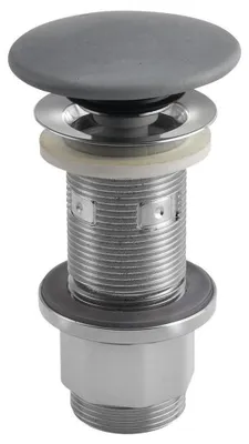 Productafbeelding van Sapho wastafelafvoer, 5/4 inch, klik-klak, betonstop, 10-80 mm, mat grijs