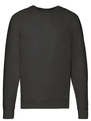 Produktbild von Fruit of the Loom - Pullover für Herren Raglanärmel FK3269 (XL) (Schwarz)