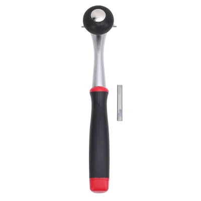 Obrázok produktu pre Škrabka z tvrdeného kovu – ergonomický a univerzálny nástroj na odstraňovanie laku, farby, lepidla, živice, zaschnutej glazúry, tmelu a škrabancov