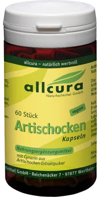 Immagine prodotto di allcura Capsule di carciofo, 60 Capsule