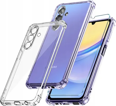 Immagine prodotto di Custodia per Samsung Galaxy A15 ANTI-SHOCK CLEAR CASE + Vetro PROTETTIVO 9H