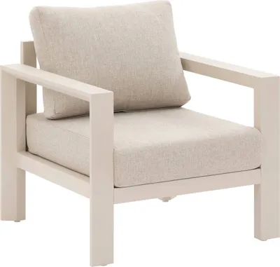 Produktbild von Gartenmöbel sessel "evasion" ton polyester und aluminium   - Hespéride