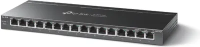 Produktbild von TP-Link TL-SG116P, Unmanaged, Gigabit Ethernet (10/100/1000), Vollduplex, Power over Ethernet (PoE), Wandmontage