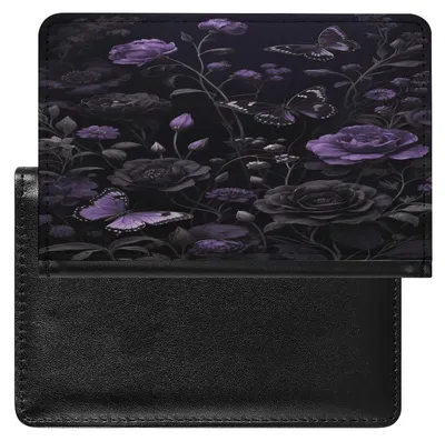 Zdjęcie produktu dla Etui na paszport "Donkere Bloemen" do podróży