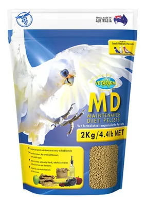 Obrázok produktu pre Vetafarm- Maintenance Diet - celoročné pelety pre všetky papagáje 2kg