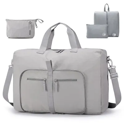 Image de Sac de voyage pliable de 40 litres, idéal pour les bagages à main, dimensions 55x35x20 cm, léger