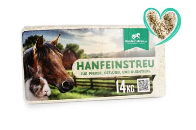 Produktbild von Hanfeinstreu Regular -  140 Liter - Natürlich, saugstark & hygienisch