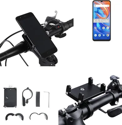 Produktbild von K-S-Trade Handyhalterung für das Fahrrad kompatibel mit UMIDIGI A13S Halter Lenkstange Fahrradhalterung Motorrad Bike Mount Befestigung Smartphone