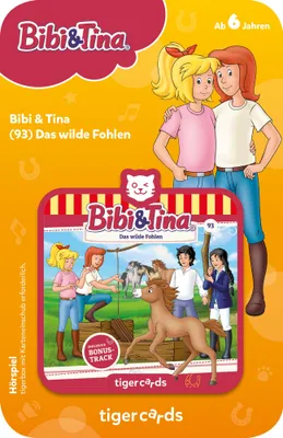 Produktbild von tigercard - Bibi & Tina - Folge 93: Das wilde Fohlen