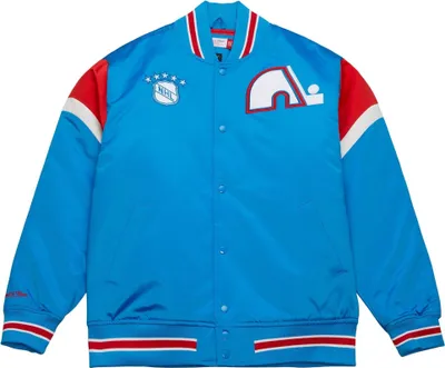 Produktbild von M&N Heavyweight Satin Jacke NHL Quebec Nordiques - M
