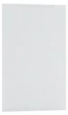 Produktbild von Möbelfront für vollintegrierten Geschirrspüler 45 cm – ISABEL, Hellgrau matt – 44,6 x 71,3 x 1,6 cm – inkl. Sockel – kein Schrank/Gerät