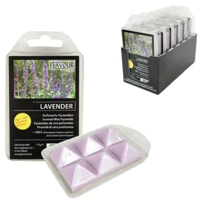 Produktbild von Galawachs schmilzt Pyramide Lavendel 6 Stück | 12 Stück