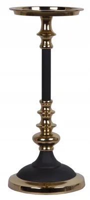 Produktbild von Ewax FILAR Kerzenständer Gold-Schwarz 30,5cm