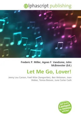 Produktbild von Let Me Go, Lover!