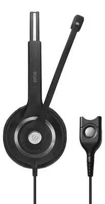 Image de EPOS IMPACT SC 260, filaire, bureau/centre d'appels, 50 - 18 000 Hz, 89 g, casque, noir