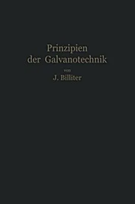 Obrázek produktu pro Prinzipien der Galvanotechnik