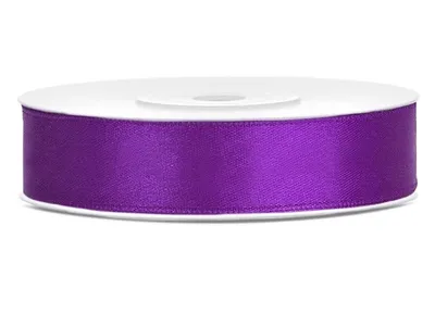 Zdjęcie produktu dla Tasiemka satynowa, purpura, 12mm/25m (1 szt. / 25 mb.)