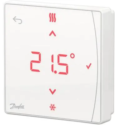 Produktbild von Danfoss 088U2121, Mechanisches Thermostat, Room, ZigBee, 2400 MHz, Weiß, IP20