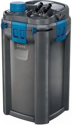 A studio shot of an OASE BioMaster Thermo 600 external aquarium filter.