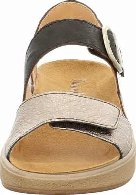 Produktbild von Think! Damen Keilsandalen MEGGIE aus Leder Bronze/Kombi mit gepolsterter Decksohle