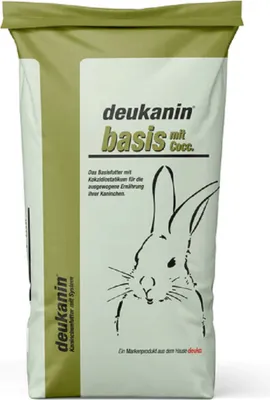 Produktbild von deuka deukanin basis MIT Cocc. 25 kg Kaninchenfutter Nager Hasenfutter Pellets