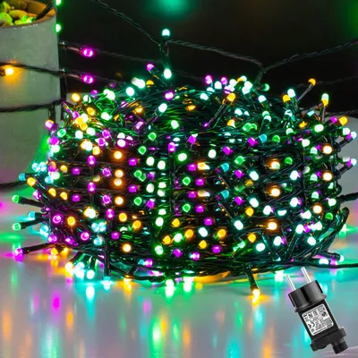 Immagine prodotto di Catena luminosa colorata per esterni, 50 metri, ideale per Natale, con 500 LED