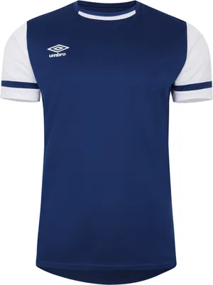 Image de Umbro - Maillot "Cavelle" pour enfants UO2431 (140) (Bleu marine/ Blanc brillant)