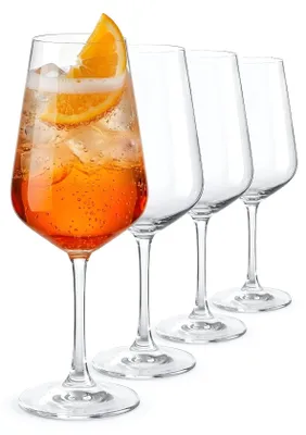 Image de Lot de 4 verres à cocktail Aperol, capacité de 45 cl, compatibles lave-vaisselle