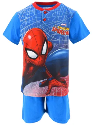 Produktbild von Schlafanzug kurz Spider-Man Blau 98 cm