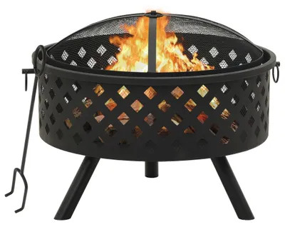 Obrázok produktu pre vidaXL Krb s pokrom 68 cm XXL Oceľ
