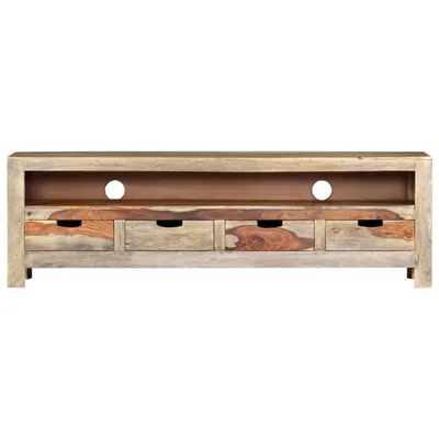 Immagine prodotto di Mobile Porta TV in Legno Massello di Acacia 130x30x40 cm