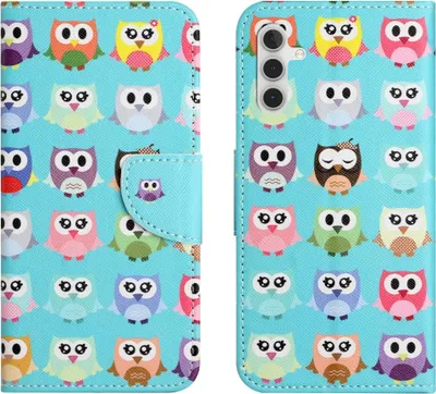 Produktbild von Samsung Galaxy A37 / A36 Hülle - Coverup Klapphülle - Eulen