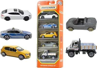 Immagine prodotto di Matchbox Cars English Autobahn Express III 5pcs HFH13 - 027084092950