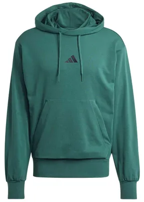 Immagine prodotto di Felpa con cappuccio Adidas Sudadera con capucha adidas Essentials Feelcozy Fleece verde negro da Unisex