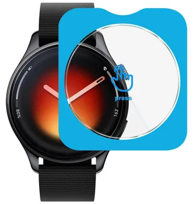 Immagine prodotto di Vetro protettivo per smartwatch Xiaomi Watch 5 con pellicola in vetro e guida all'installazione Easy Install