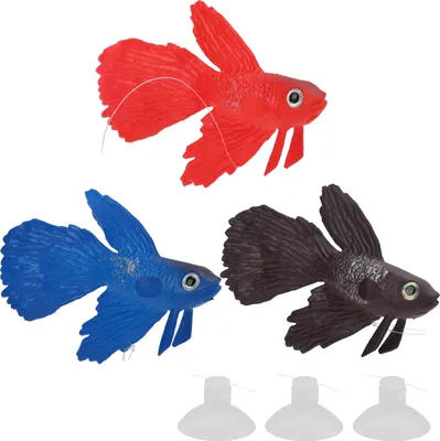 Produktbild von Lebensechte Fische, umweltfreundliches Silikon, bunte Fische zur Dekoration von Aquarien