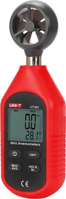 Image de Uni-t MIE0287 Anémomètre - mesure de la vitesse du vent avec fonction de mesure de la température UT363