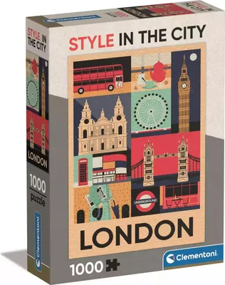Image de Clementoni puzzle 1000 Compact Londres 39844