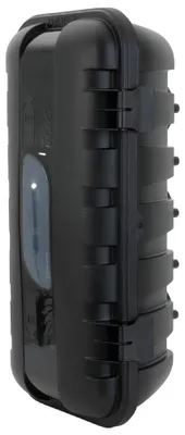 Produktbild von DAKEN Feuerlöscherbox STRIKE 6kg Schwarz 600x287x220mm LKW Anhänger Schutzkasten mit Sichtfenster E11
