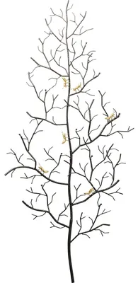 Zdjęcie produktu dla Wieszak na ubrania Kare Design "Ants on a Tree", czarny/złoty, 160x69x8 cm
