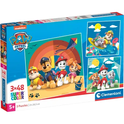 Produktbild von Puzzle 3x48T Supercolor Paw Patrol
