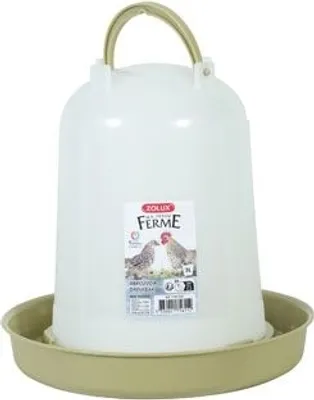 Obrázek produktu pro Žlab pitný pro drůbež 3l zelená Zolux