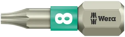 Produktbild von WERA Bit Innen-TORX T8 Edelstahl 25 mm 1/4"