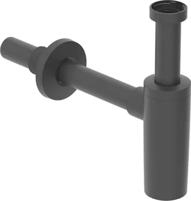 Produktbild von Geberit Direktsiphon für Waschtisch, d32, schwarz matt, 1 Stk.