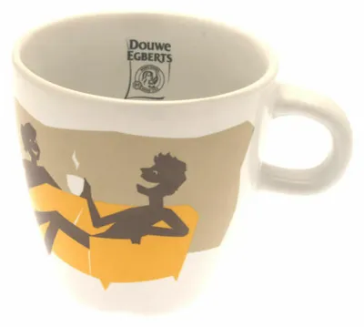 Image de Douwe Egberts Design Tasse à café Tasse à café Jaune Porcelaine 250 ml