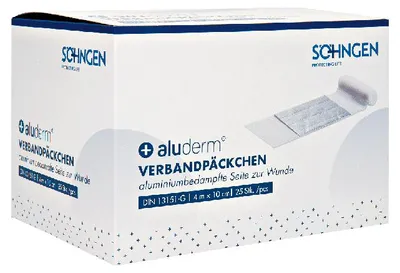 Produktbild von aluderm® Verbandpäckchen groß Verpackungseinheit 25 St. | Packung (25 Stück)
